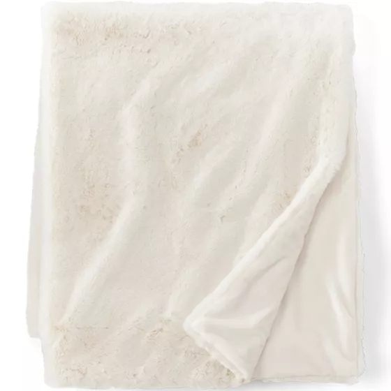 Faux Fur Throw Blanket - primary