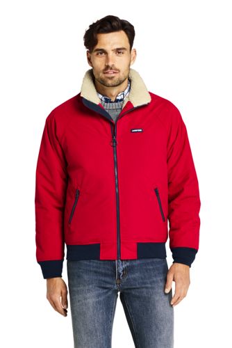 Lands' End Men's Sherpa-Lined Classic Squall Jacket