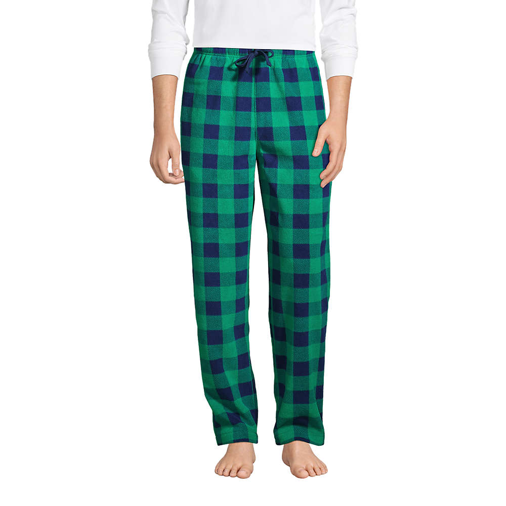 Men's Fleece Pajama Pants, Front