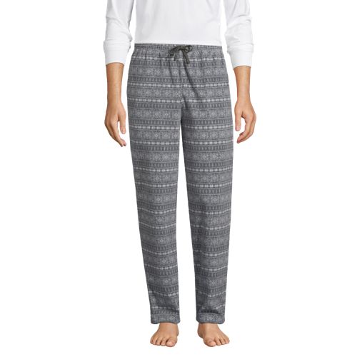 Gray Polyester Lounge Pants