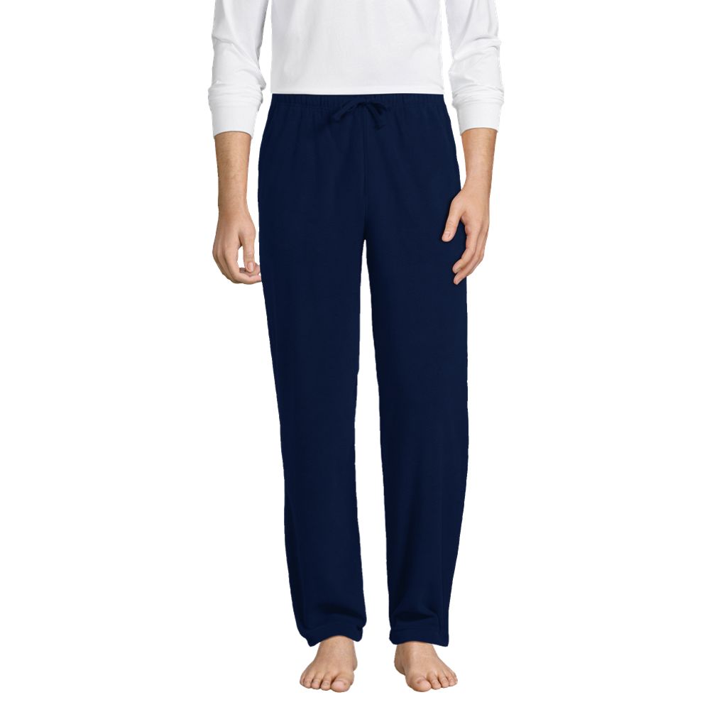New Mens Flannel Fleece Pajama Pant Lounge Pants Gray Strips XL/XXL