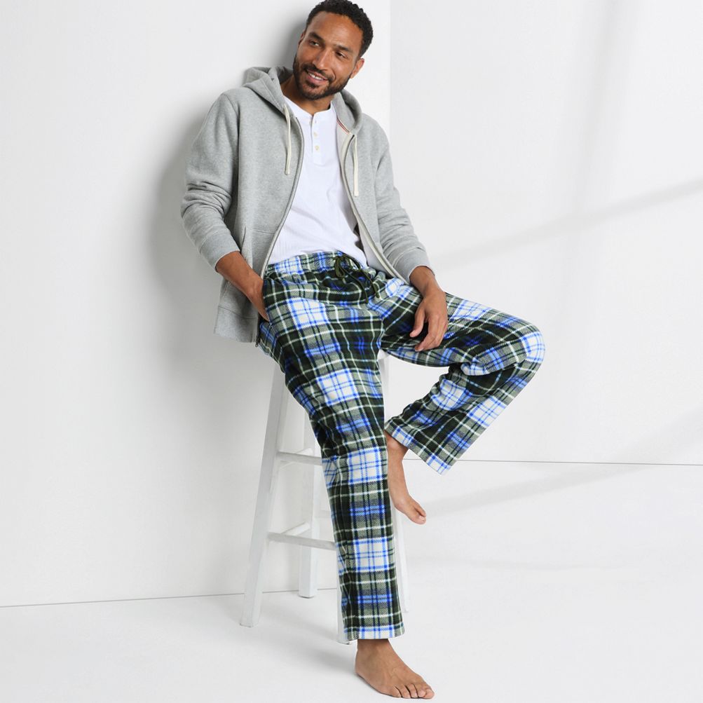 Mens polar fleece pajama pants sale