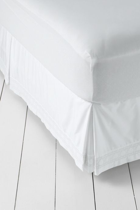 Supima Cotton No Iron Sateen Embroidered Bedskirt 400 Thread