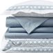 400 Thread Count Premium Supima Cotton No Iron Sateen Embroidered Duvet Bed Cover, Front