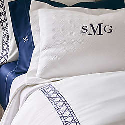 400 Thread Count Premium Supima Cotton No Iron Sateen Embroidered Duvet Bed Cover, alternative image