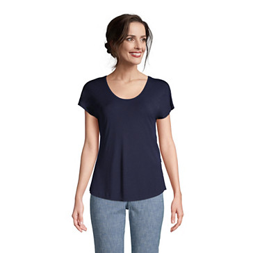 Le T-Shirt en Jersey Stretch, Femme Stature Standard image number 0