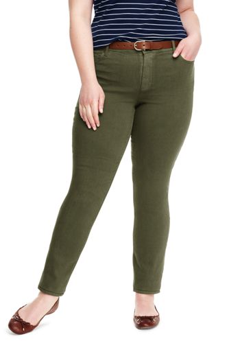 lands end mid rise slim jean