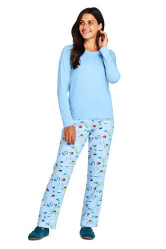 Women's Patterned Flannel Pyjama Gift Set