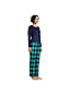 Le Pyjama 2 Pièces en Flanelle à Motifs, Femme Stature Standard