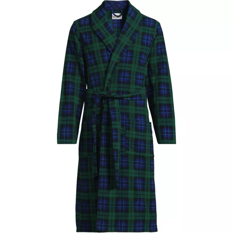 Men's Fleece Robe, Front