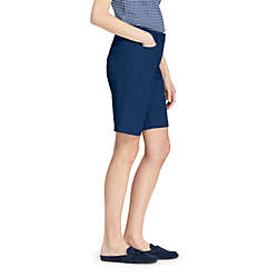 Women's Petite Mid Rise 10" Chino Bermuda Shorts, alternative image