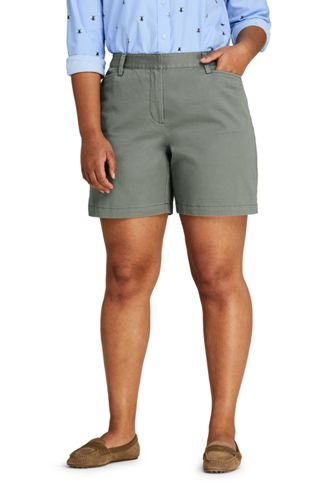 womens plus size khaki shorts