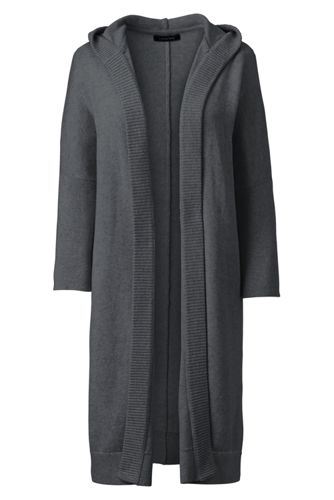 long hooded cardigan ladies