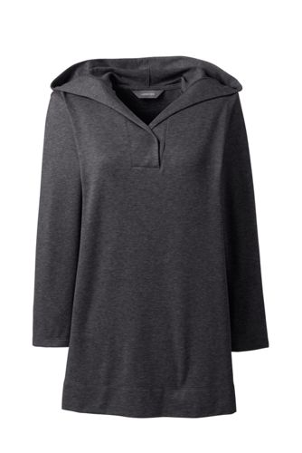 v neck hoodie