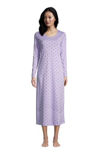 womens cotton long nightgowns