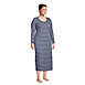 Women's Plus Size Supima Cotton Long Sleeve Midcalf Nightgown, alternative image