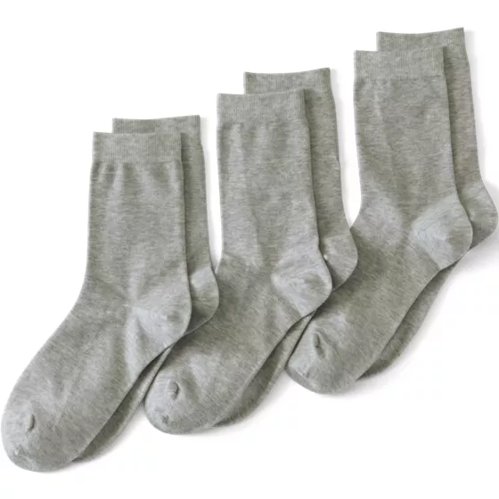 Women's 3-Pack Everyday Basic Crew Socks - primary