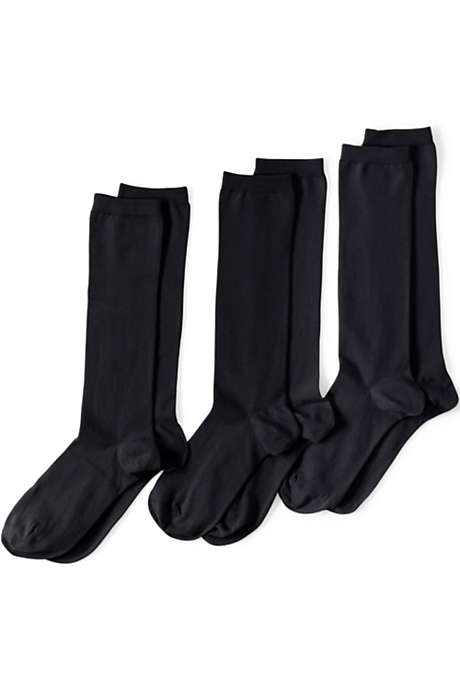 Women's Seamless Toe Solid Trouser Sock 3 Pack