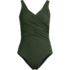 Women's Slender Suit Wrap One Piece Swimsuit, Front