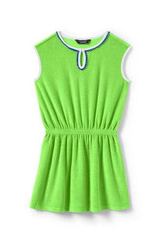 sleeveless terry cover up
