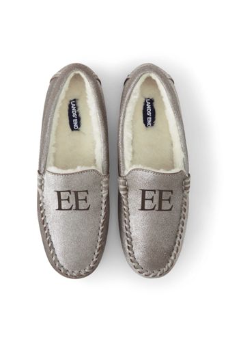 lands end fleece slippers