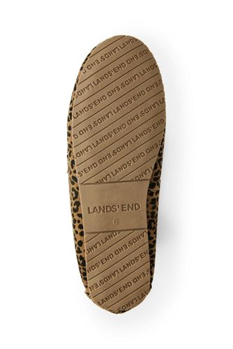 lands end suede moc slippers