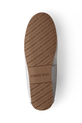 lands end suede moc slippers