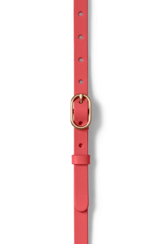 thin leather belt womens