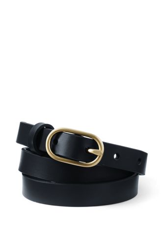lands end mens leather belts
