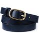 Women's Skinny Leather Belt, Front