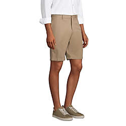 Men's 9" Plain Front Classic Fit No Iron Chino Shorts, alternative image