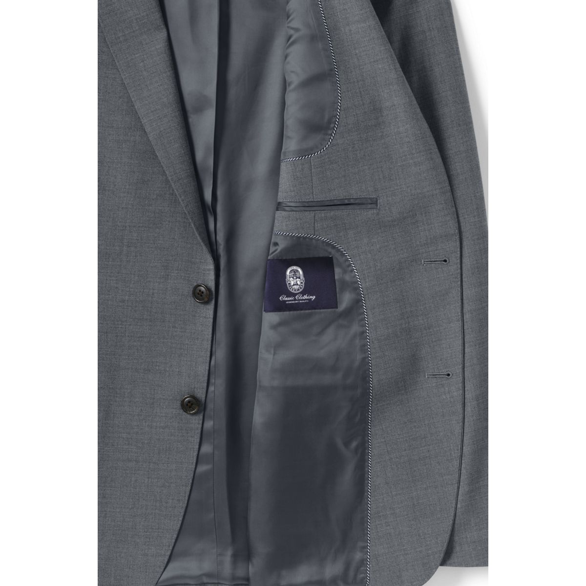 Men's Tailored Year'rounder Wool Suit Jacket