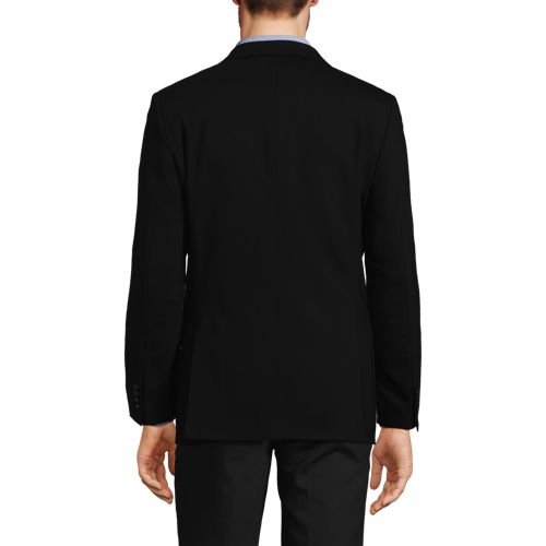 Men's Tailored Year'rounder Wool Suit Jacket, Back
