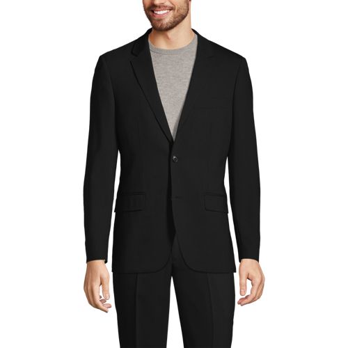 Men's Tailored Year'rounder Wool Suit Jacket, Front