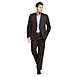 Men's Traditional Fit Comfort-First Year'rounder Wool Suit Jacket, alternative image