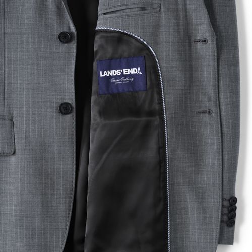 Men's Traditional Fit  Year'rounder Stretch Wool Suit Jacket, alternative image