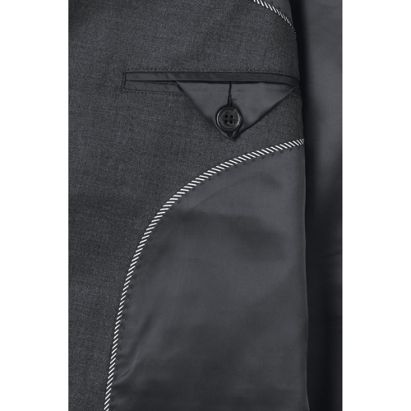 Men's Traditional Fit  Year'rounder Stretch Wool Suit Jacket - image 5