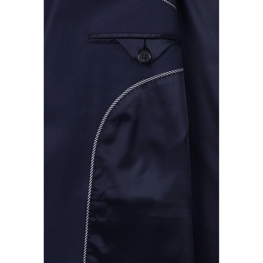 Men's Traditional Fit Yearrounder Stretch Wool Suit Jacket view 3