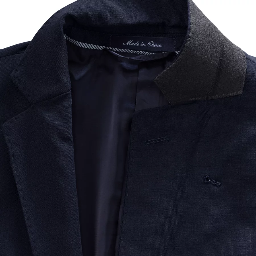 Men's Traditional Fit Yearrounder Stretch Wool Suit Jacket view 7