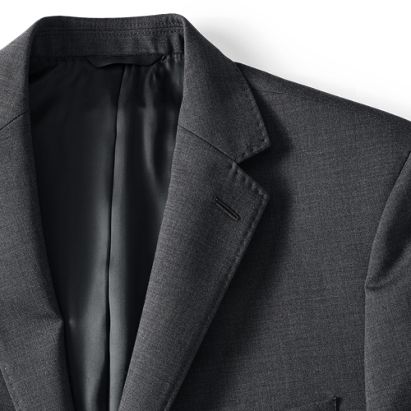Men's Traditional Fit  Year'rounder Stretch Wool Suit Jacket - image 7