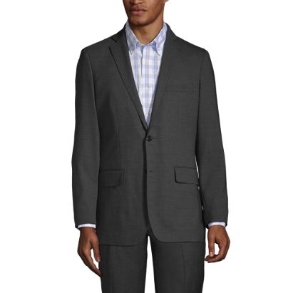 Men's Traditional Fit  Year'rounder Stretch Wool Suit Jacket - image 2