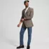 Men's Traditional Fit Year'rounder Stretch Wool Suit Jacket, alternative image