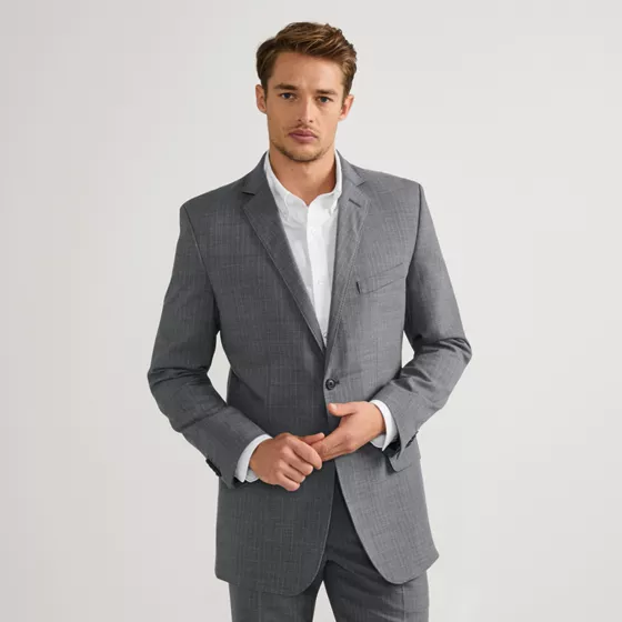 Men's Traditional Fit Year'rounder Stretch Wool Suit Jacket - primary