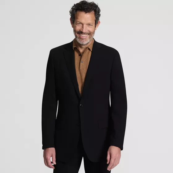 Men's Traditional Fit Year'rounder Stretch Wool Suit Jacket - primary