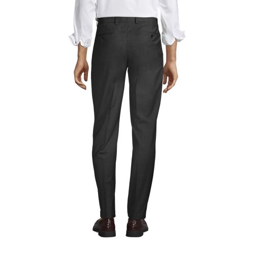 Men's Traditional Fit Comfort-First Year'rounder Wool Dress Pants