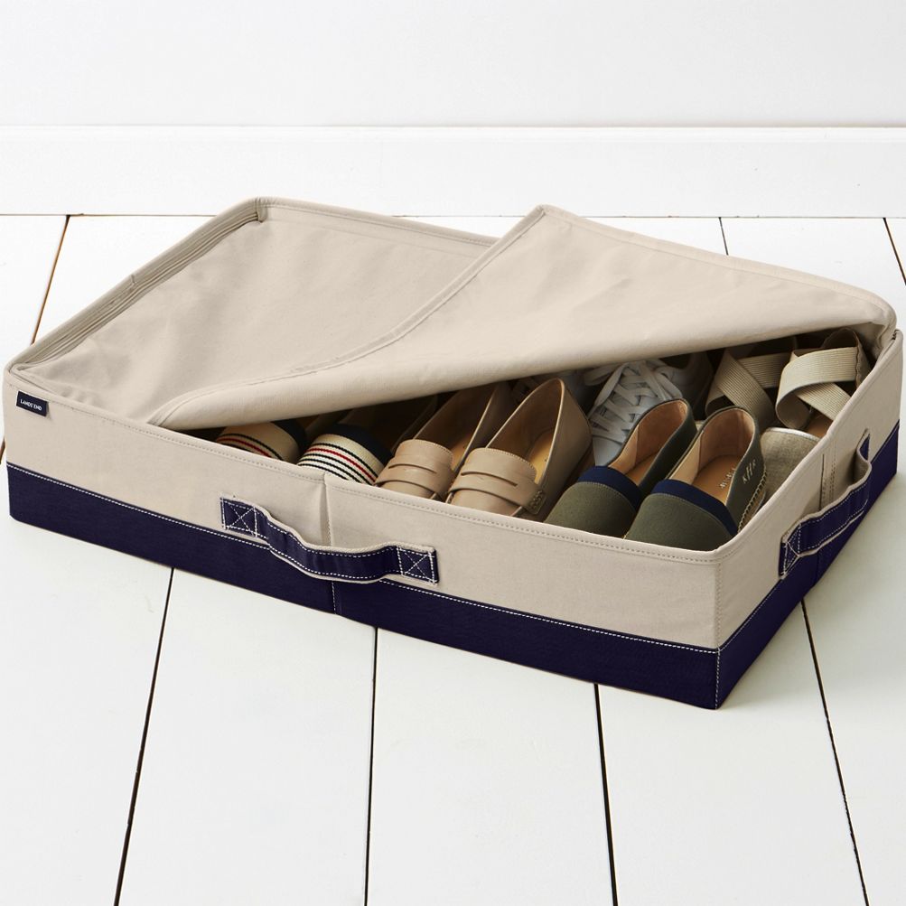 Premium Canvas Cotton Storage Bags Underbed Handmade Foldable
