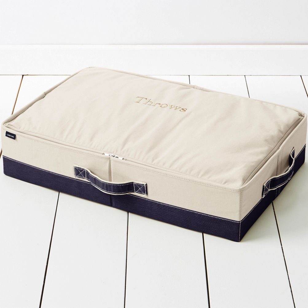 Premium Canvas Cotton Storage Bags Underbed Handmade Foldable Blanket  Storage Bag,unique Gifts, Storage Bag for Beddings Comforters Blankets 
