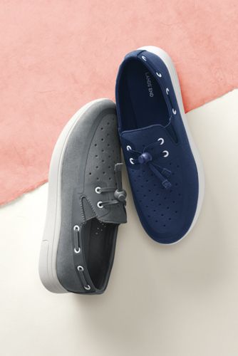 lands end womens boat shoes