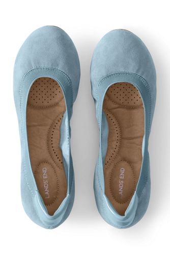 lands end comfort elastic ballet flats