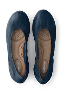 DQQ Womens Grey Slip On Ballet Flat Shoes 7.5 US 